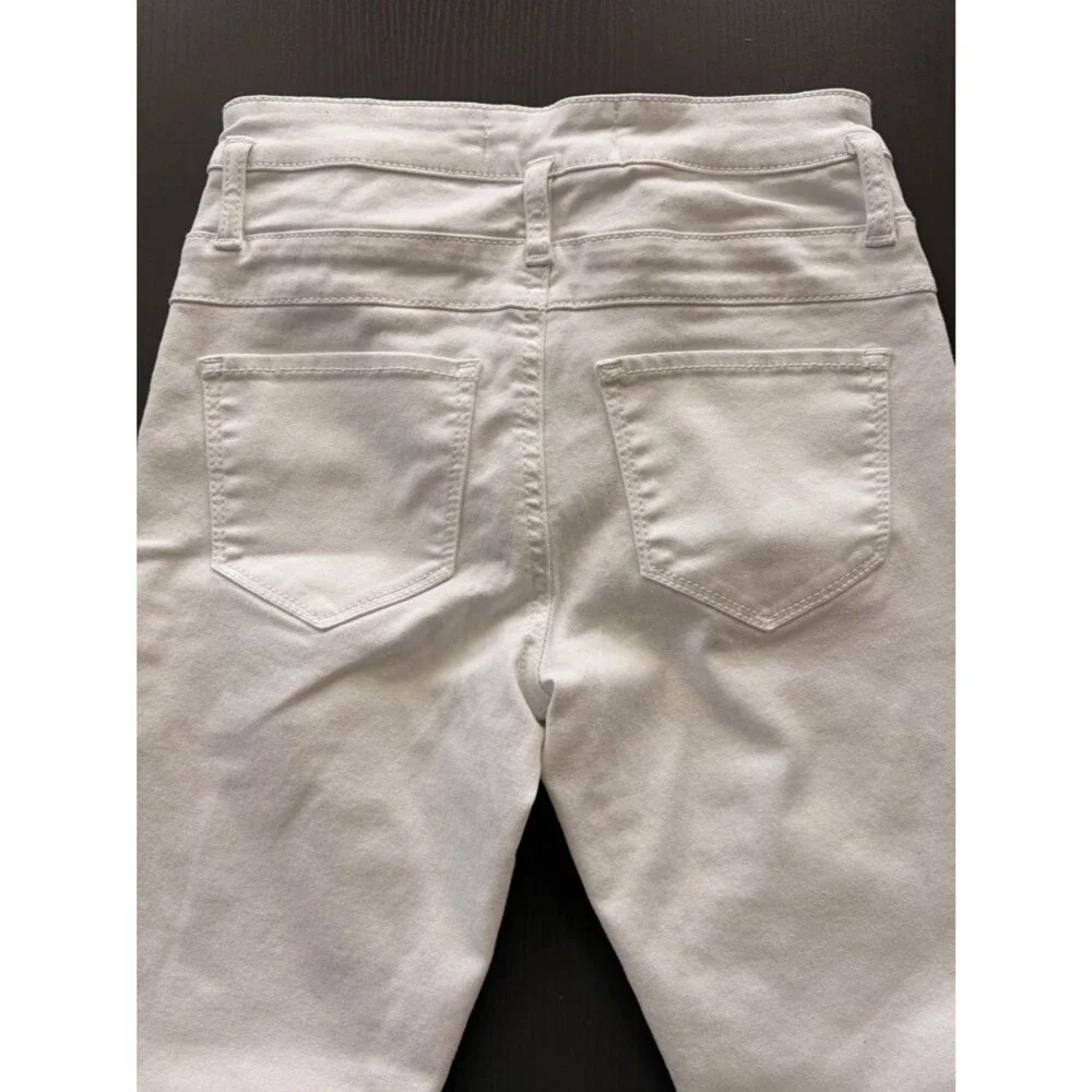 No Boundaries White High-Rise Skinny Jeans
